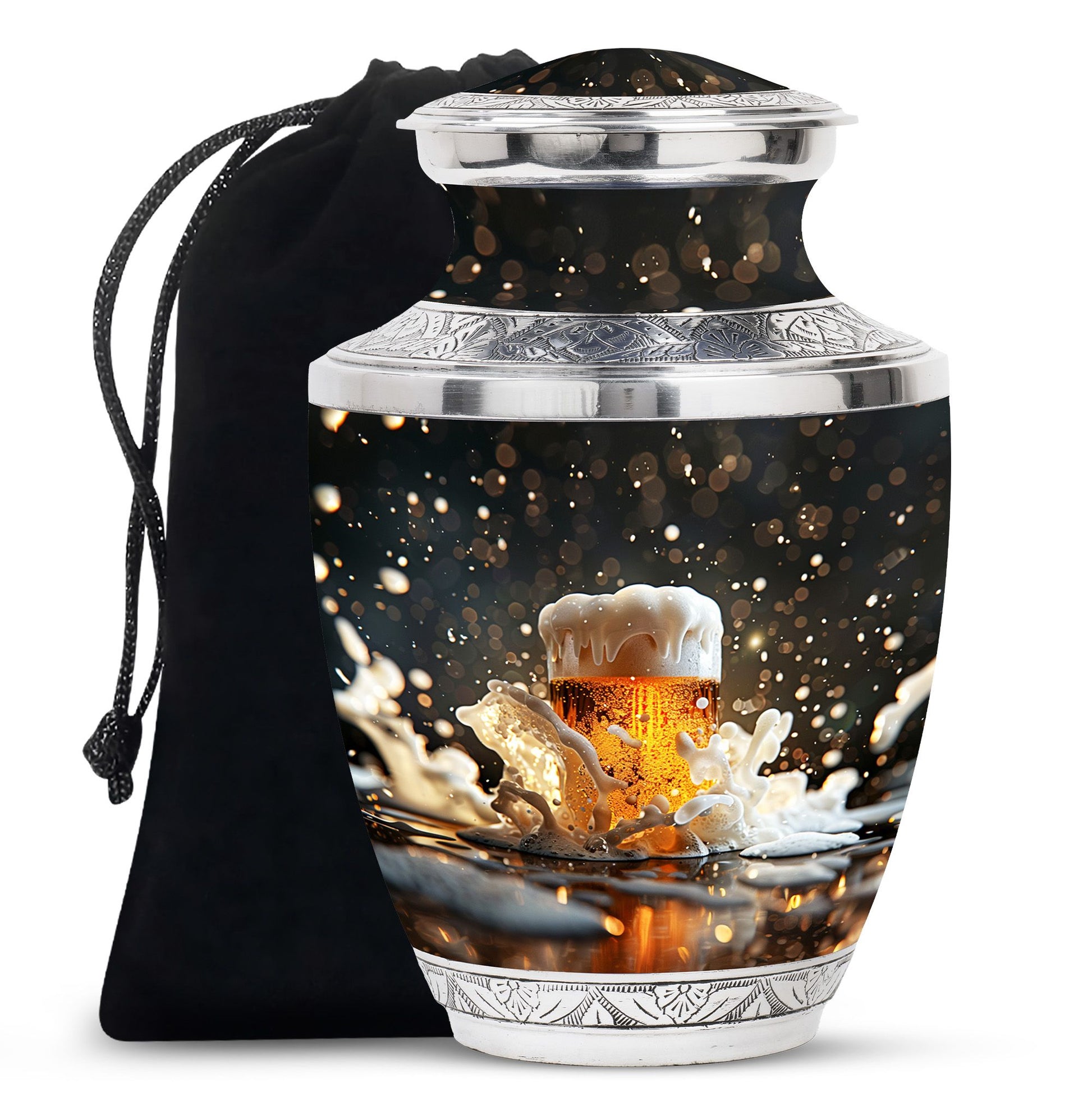 Beer  Large Urn 10 Inch