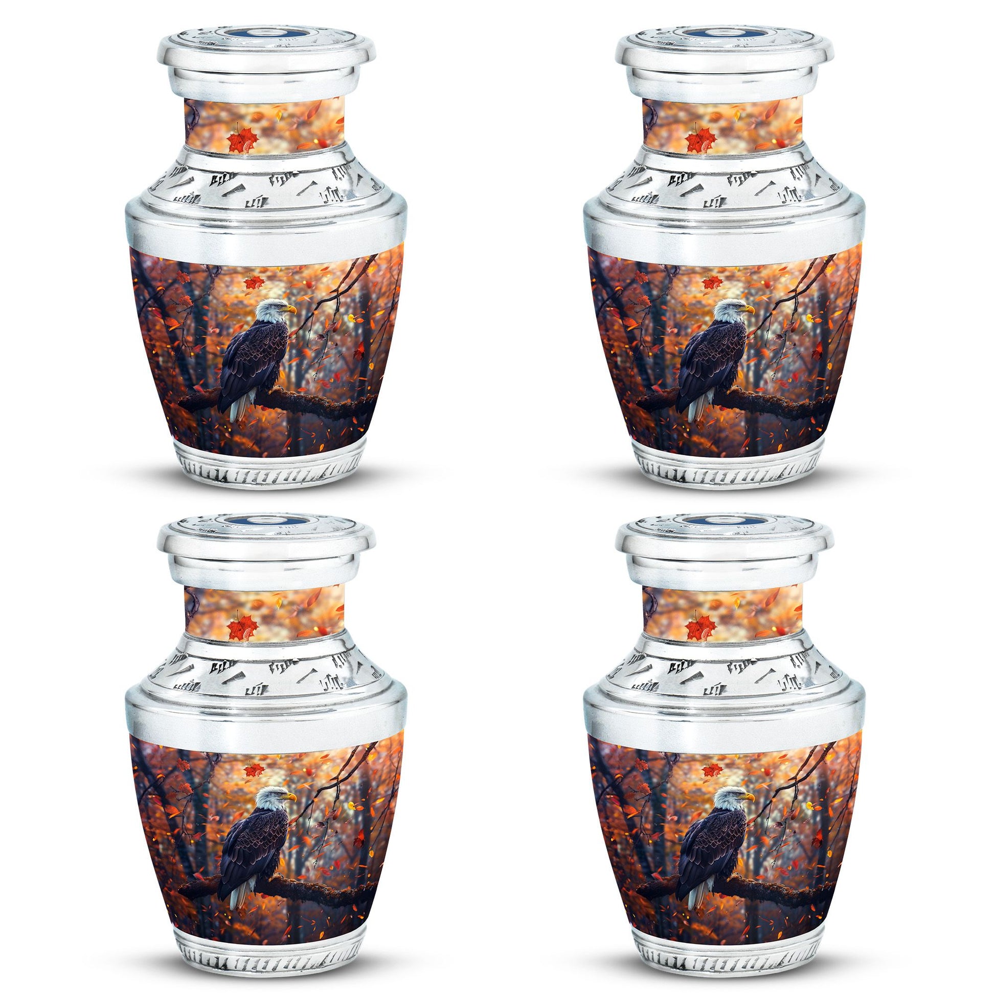 Eagle  Small Urn Set of 4 Combo