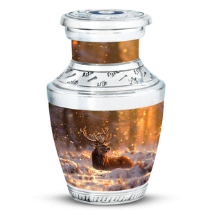 Deer  Small Urn 3 Inch