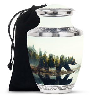 Bear  Large Urn 10 Inch