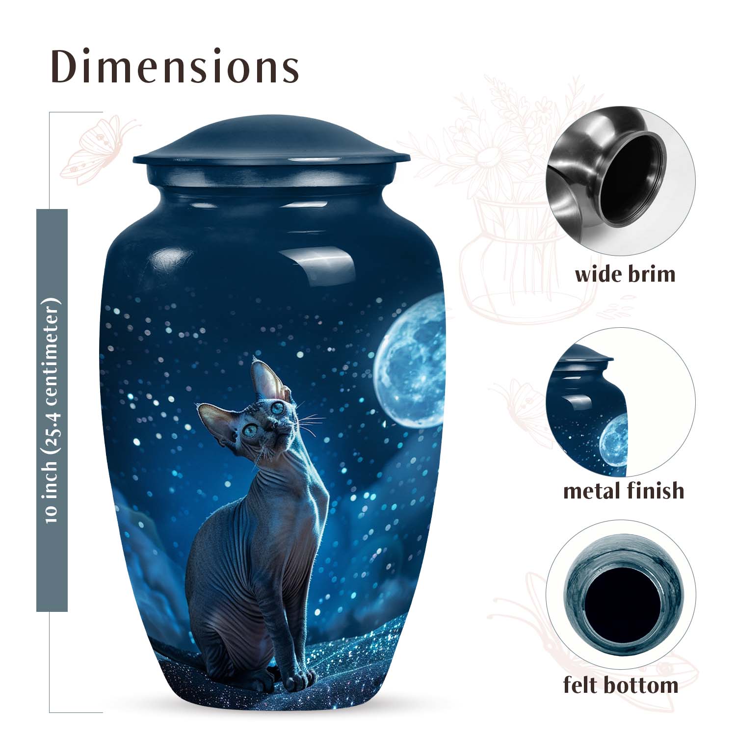 Cat Urn Medium