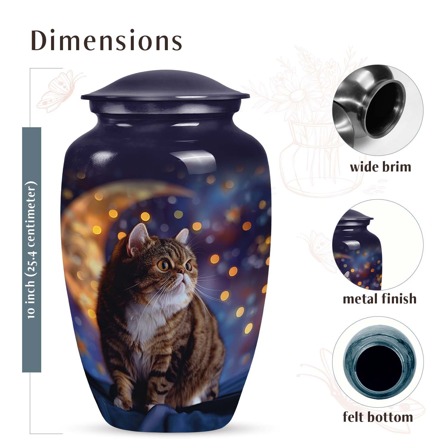 Cat Urn Medium