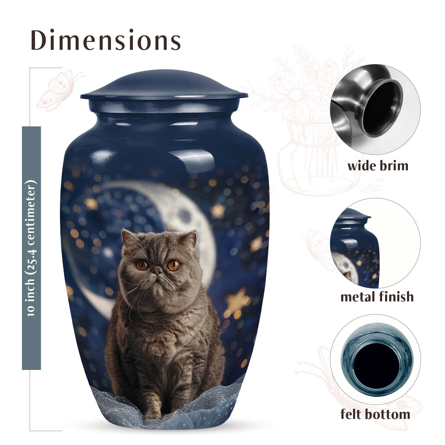 Cat Urn Medium