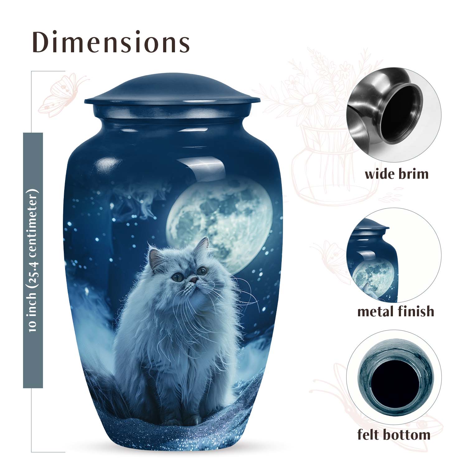 Cat Urn Medium