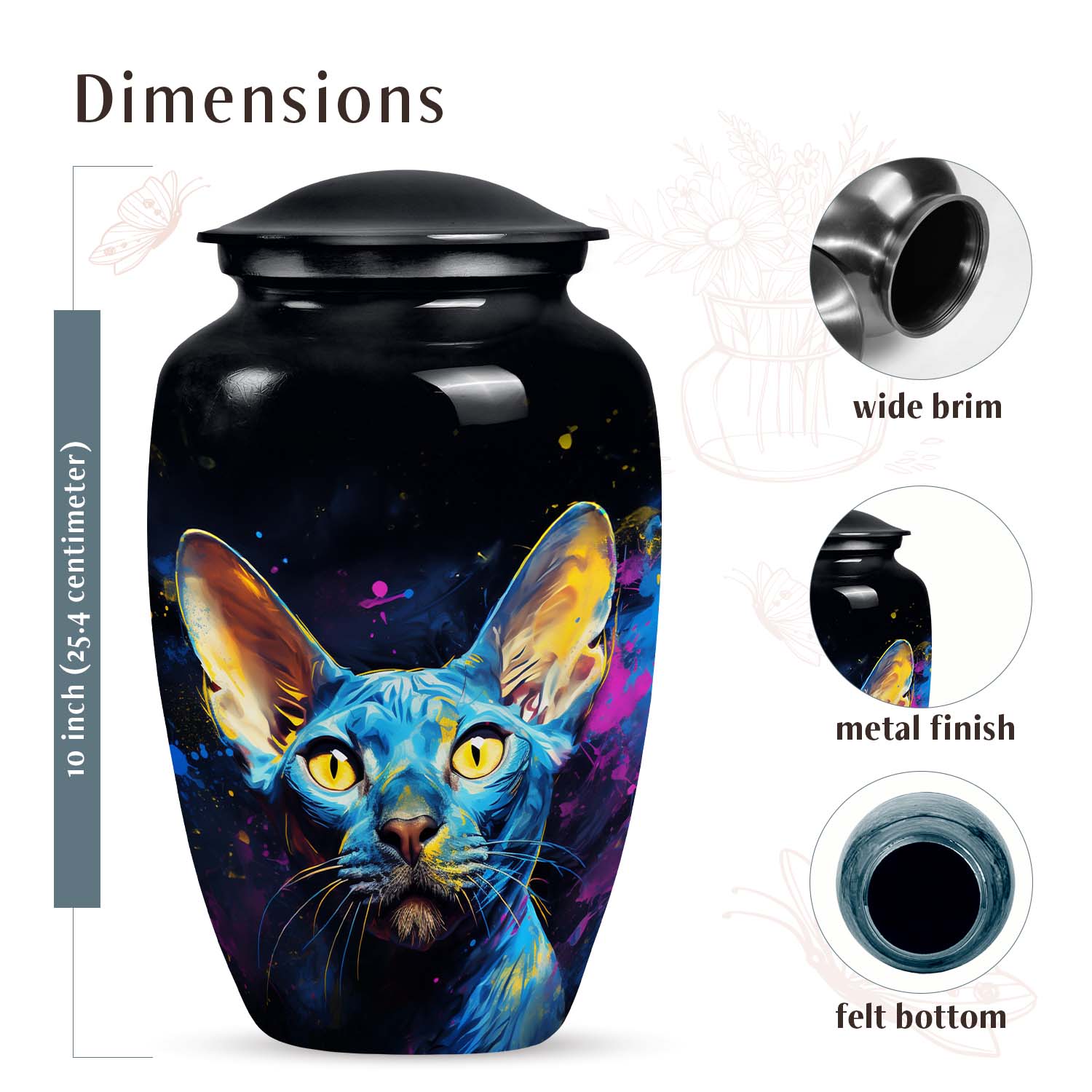 Cat Urn Medium