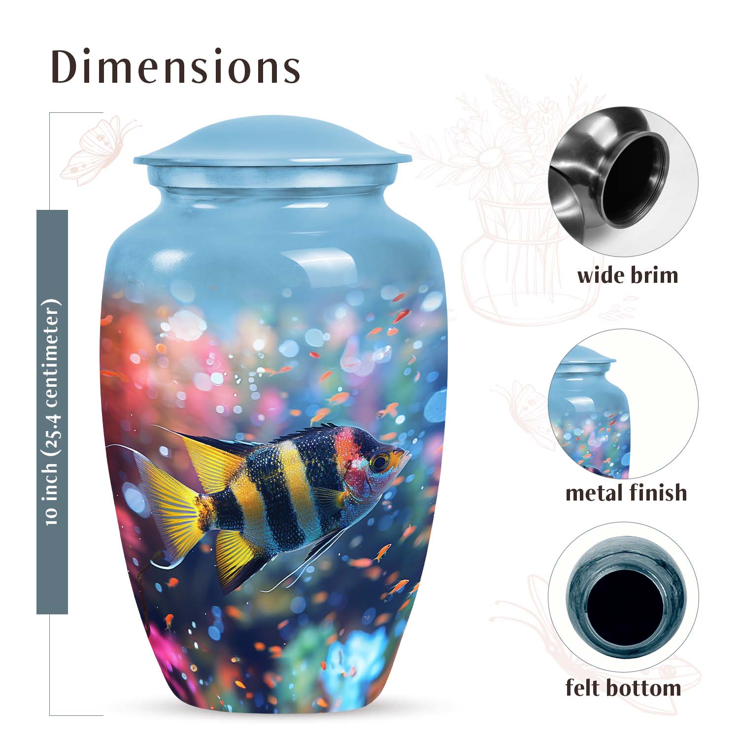 Fish Urn Medium