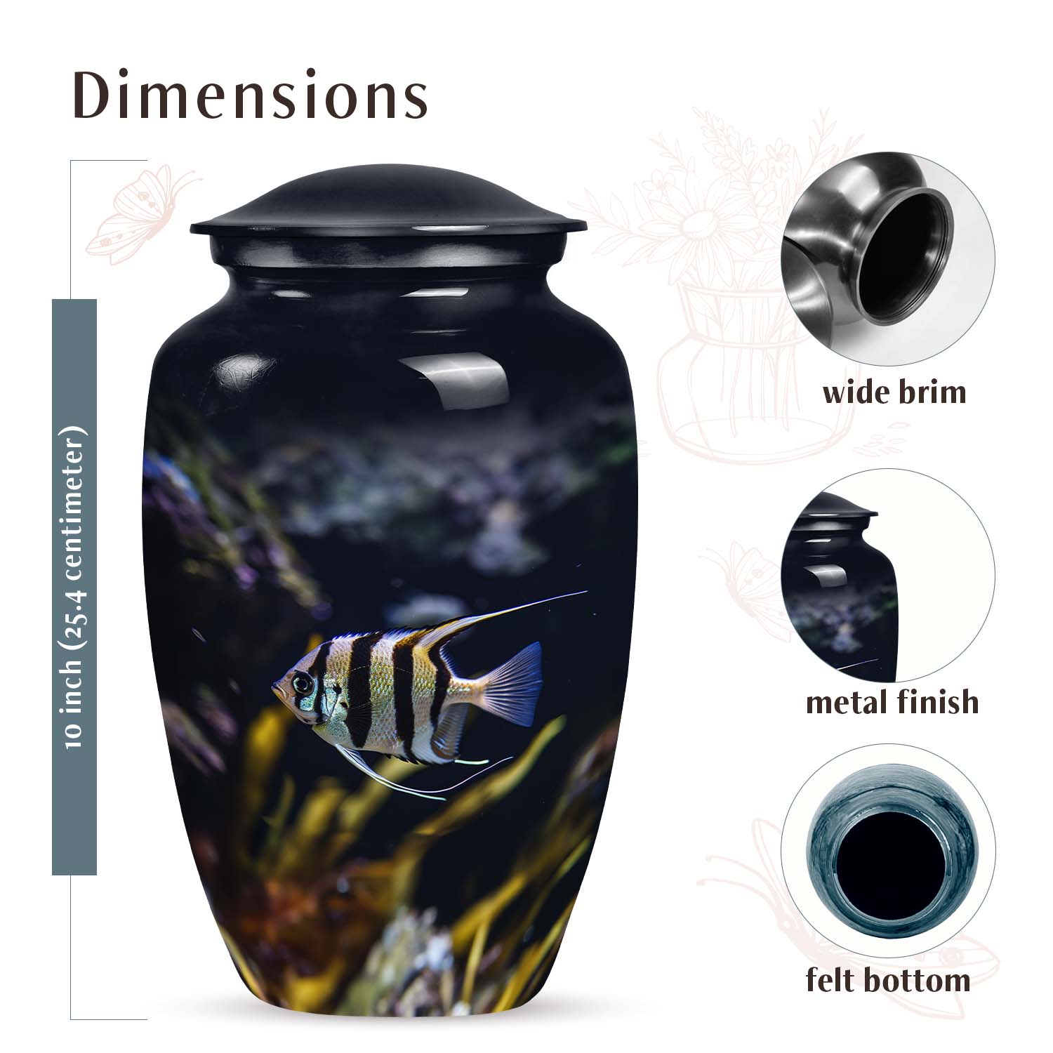 Fish Urn Medium