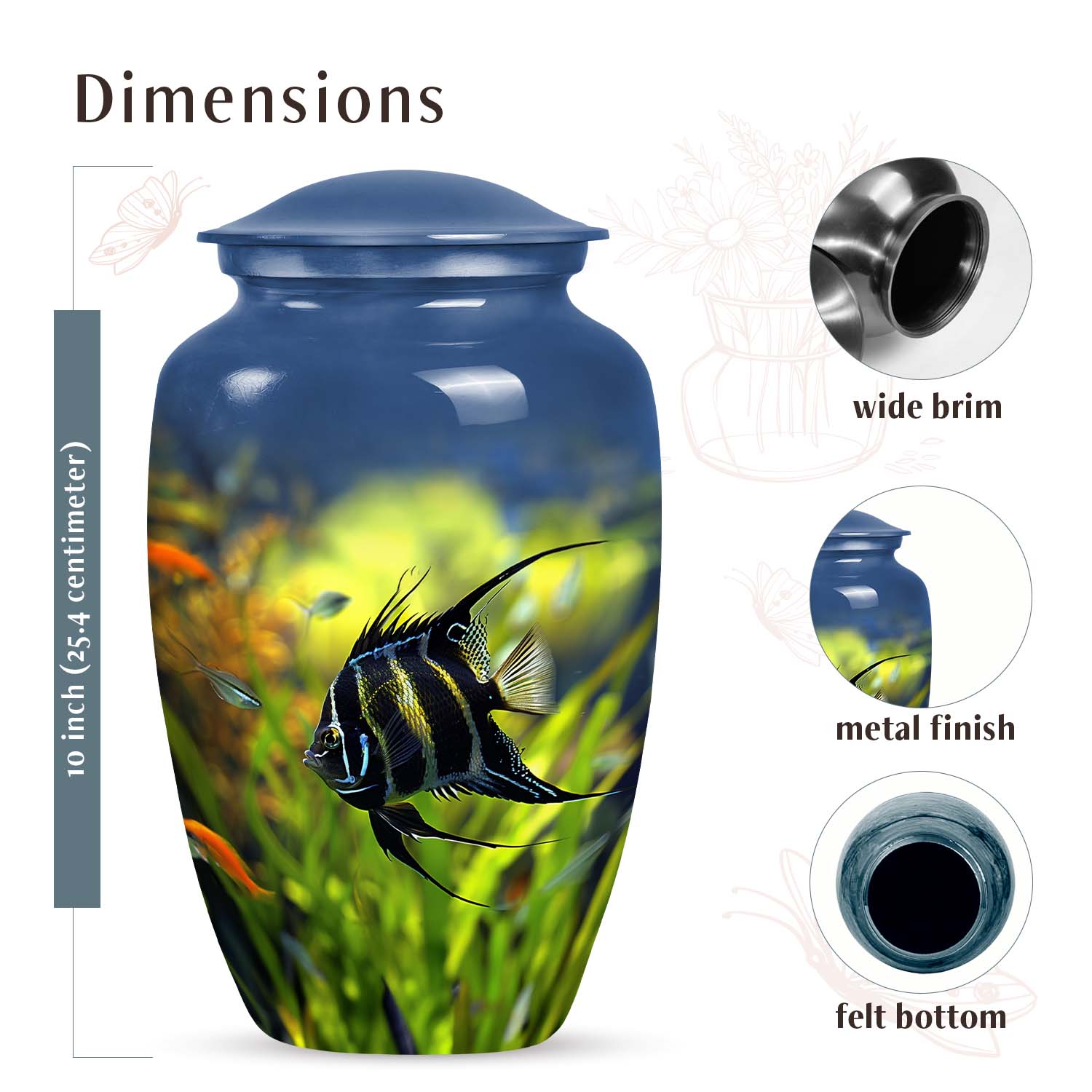 Fish Urn Medium