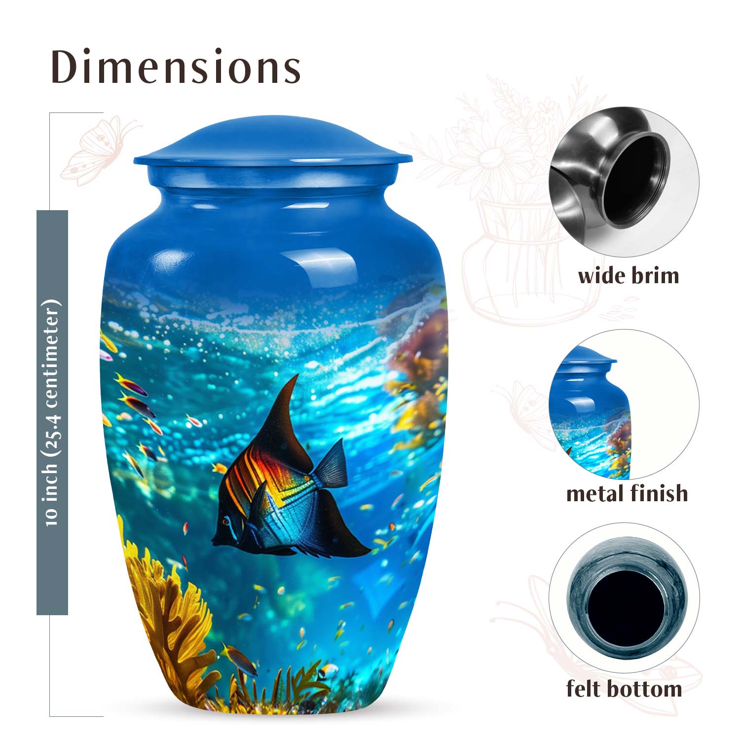 Fish Urn Medium