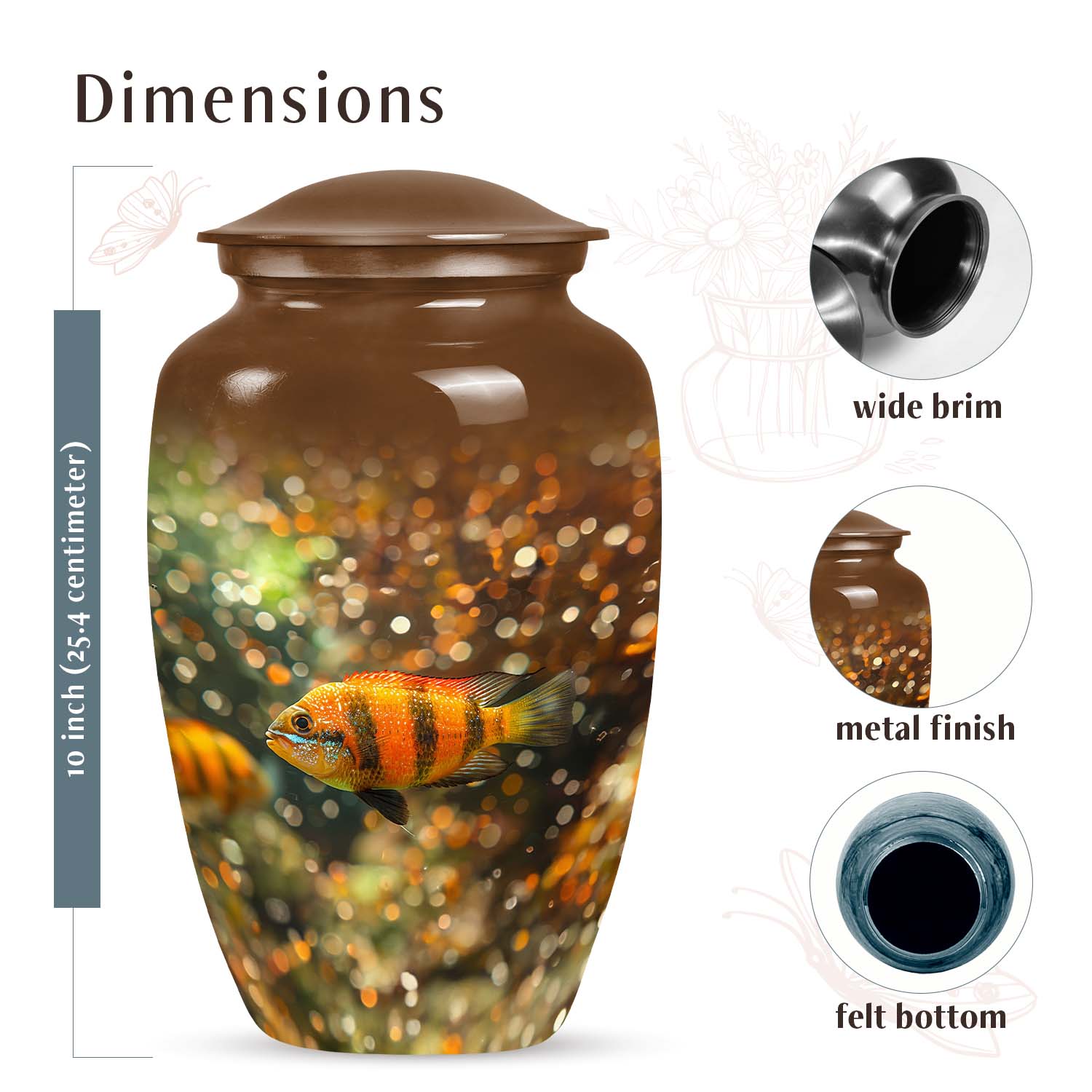 Fish Urn Medium