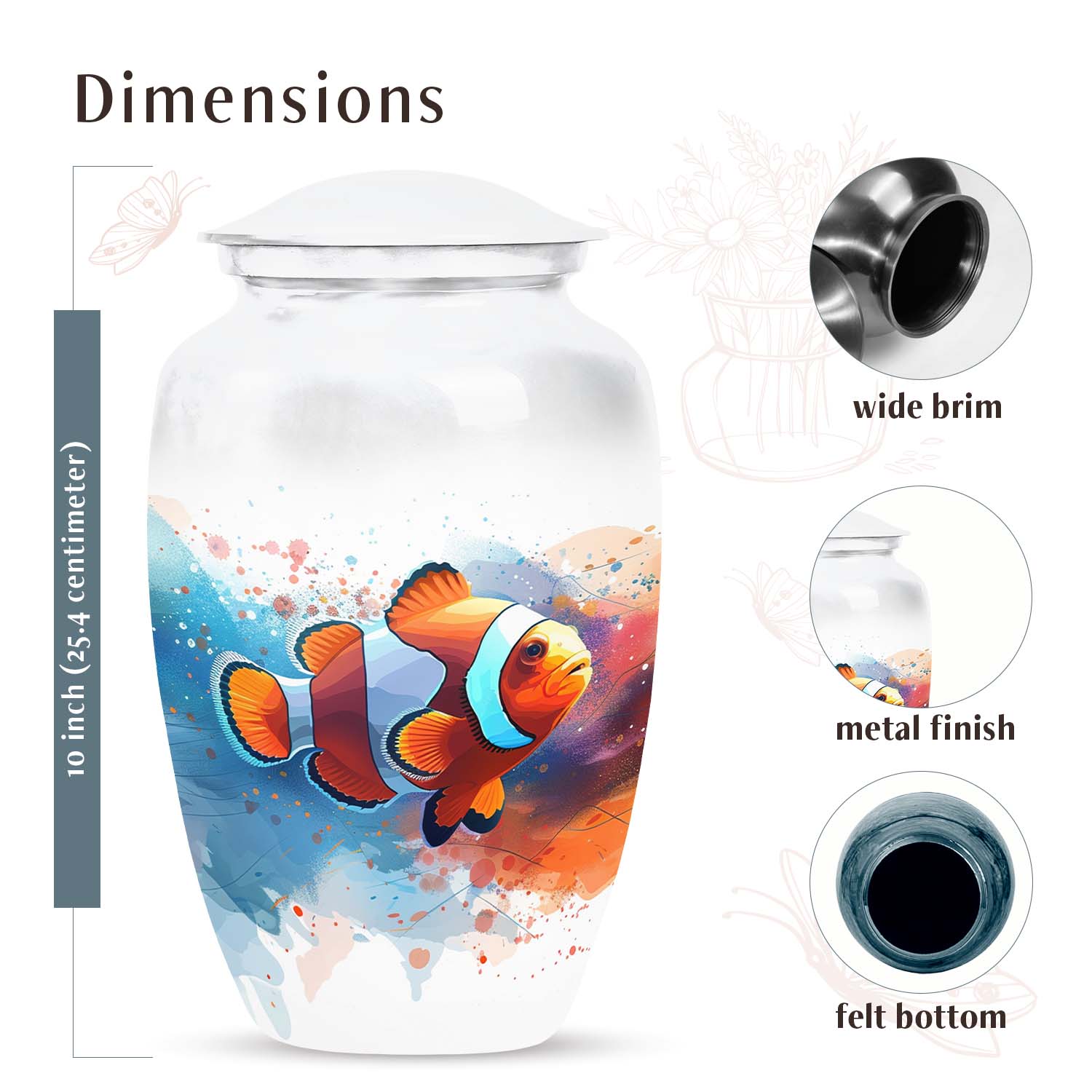 Fish Urn Medium