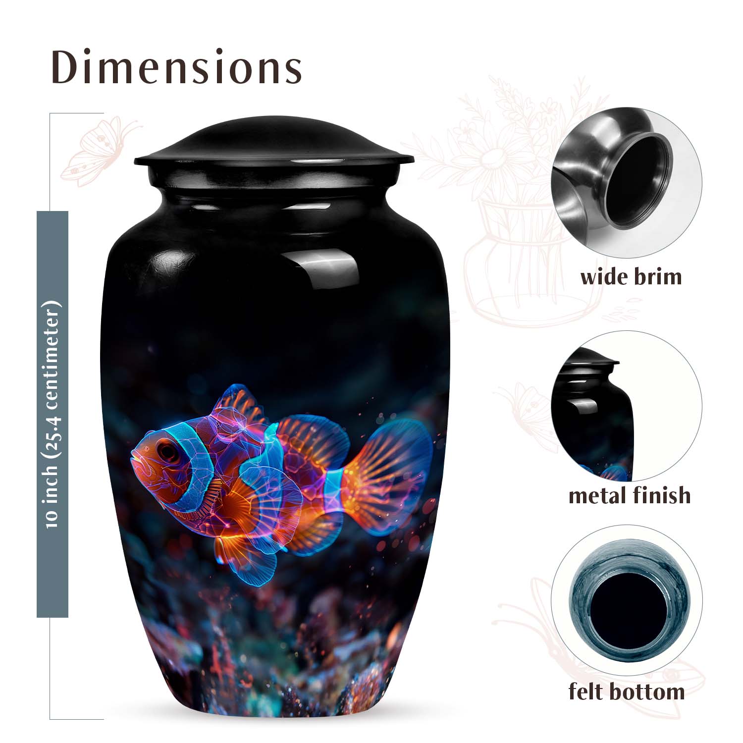 Fish Urn Medium