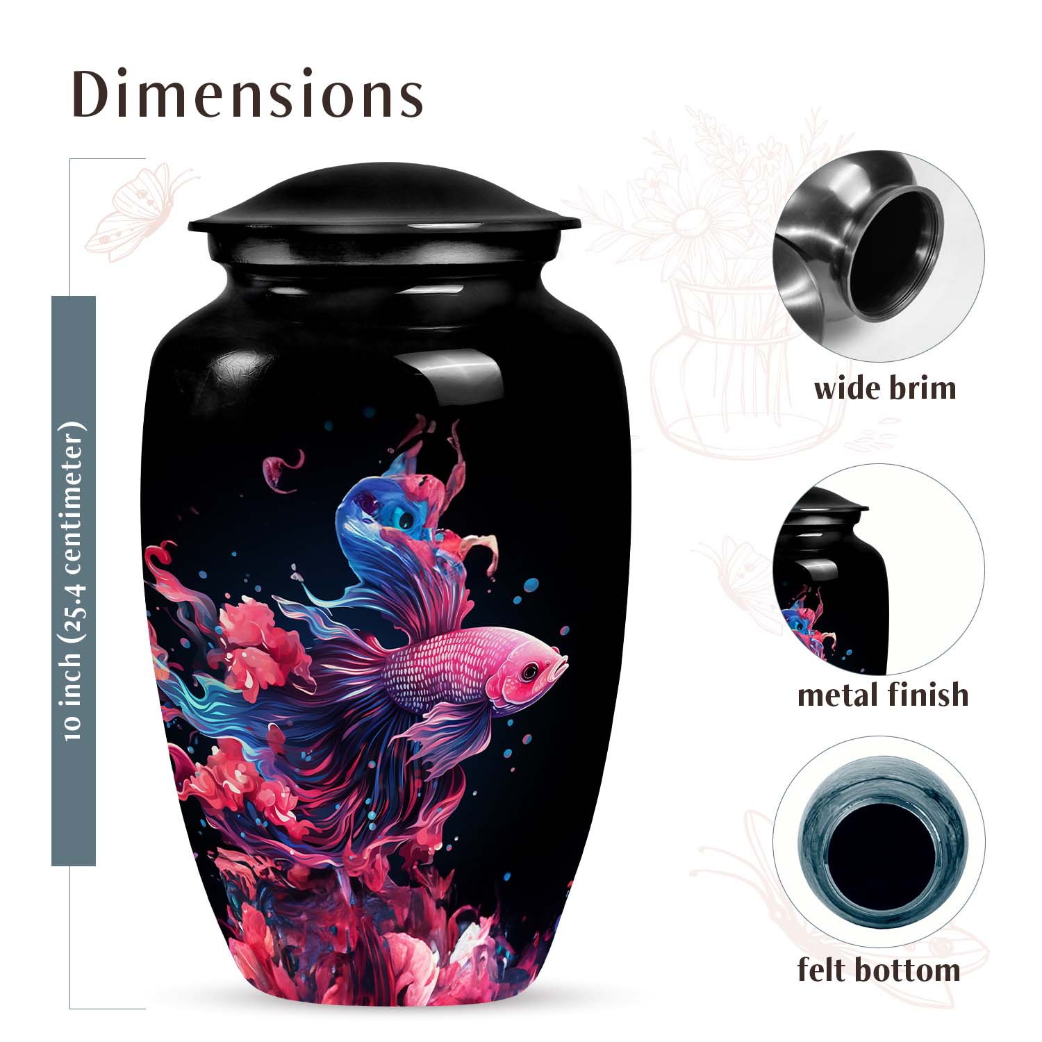 Fish Urn Medium