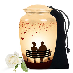 Couple Urn Keepsake Size 3 Inch