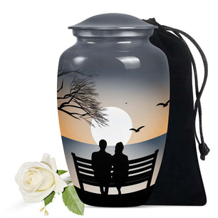 Couple Urn Keepsake Size 3 Inch