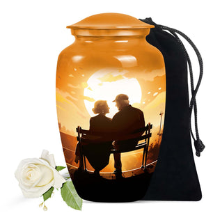 Couple Urn Keepsake Size 3 Inch