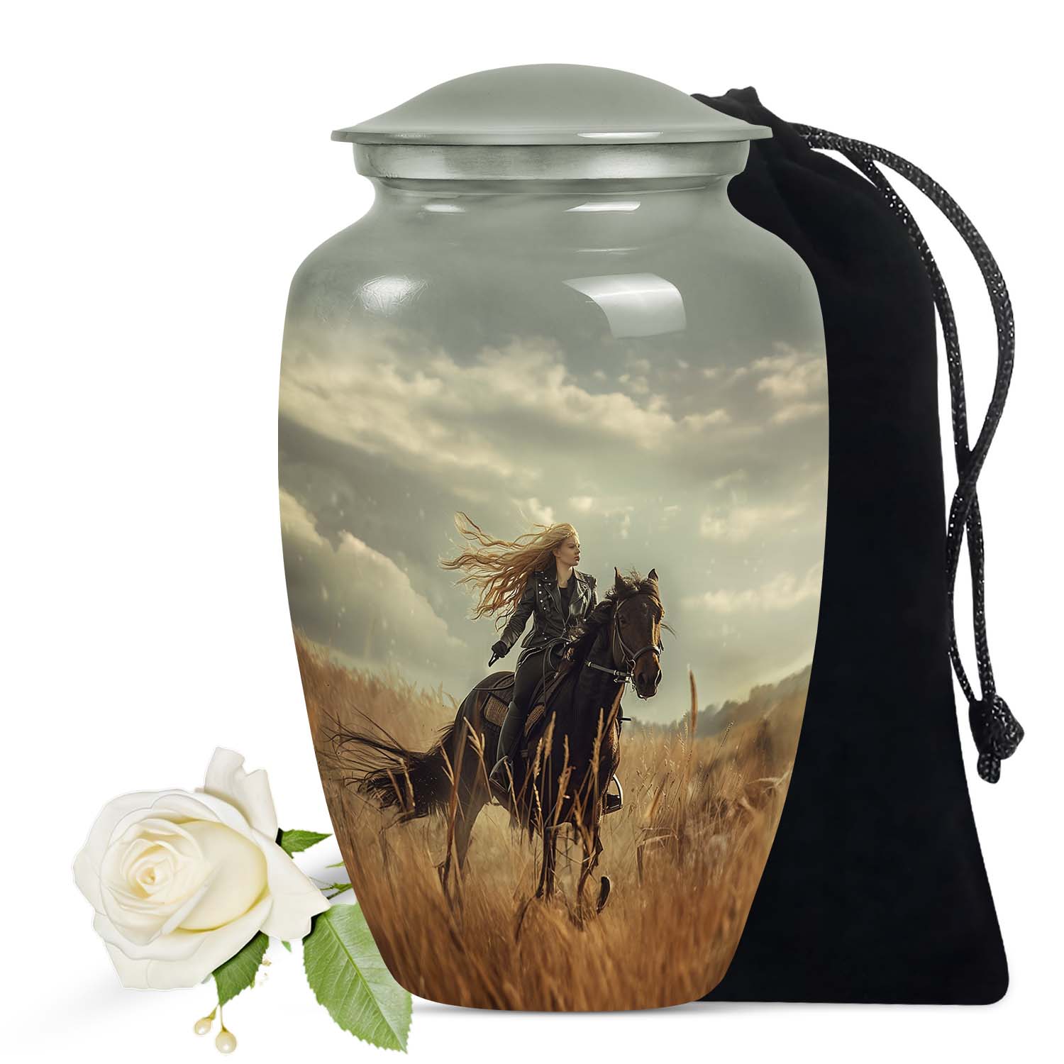 Horse Urn Keepsake 3 inch