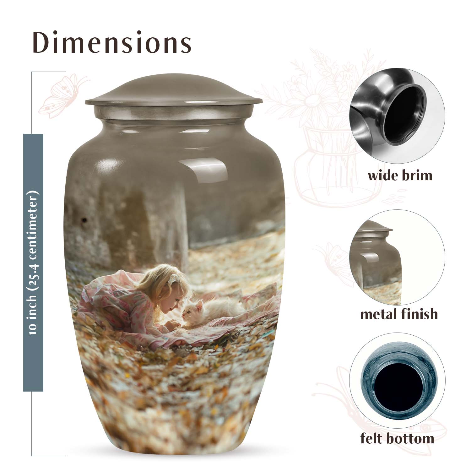 Pet Urn Medium 6 Inch