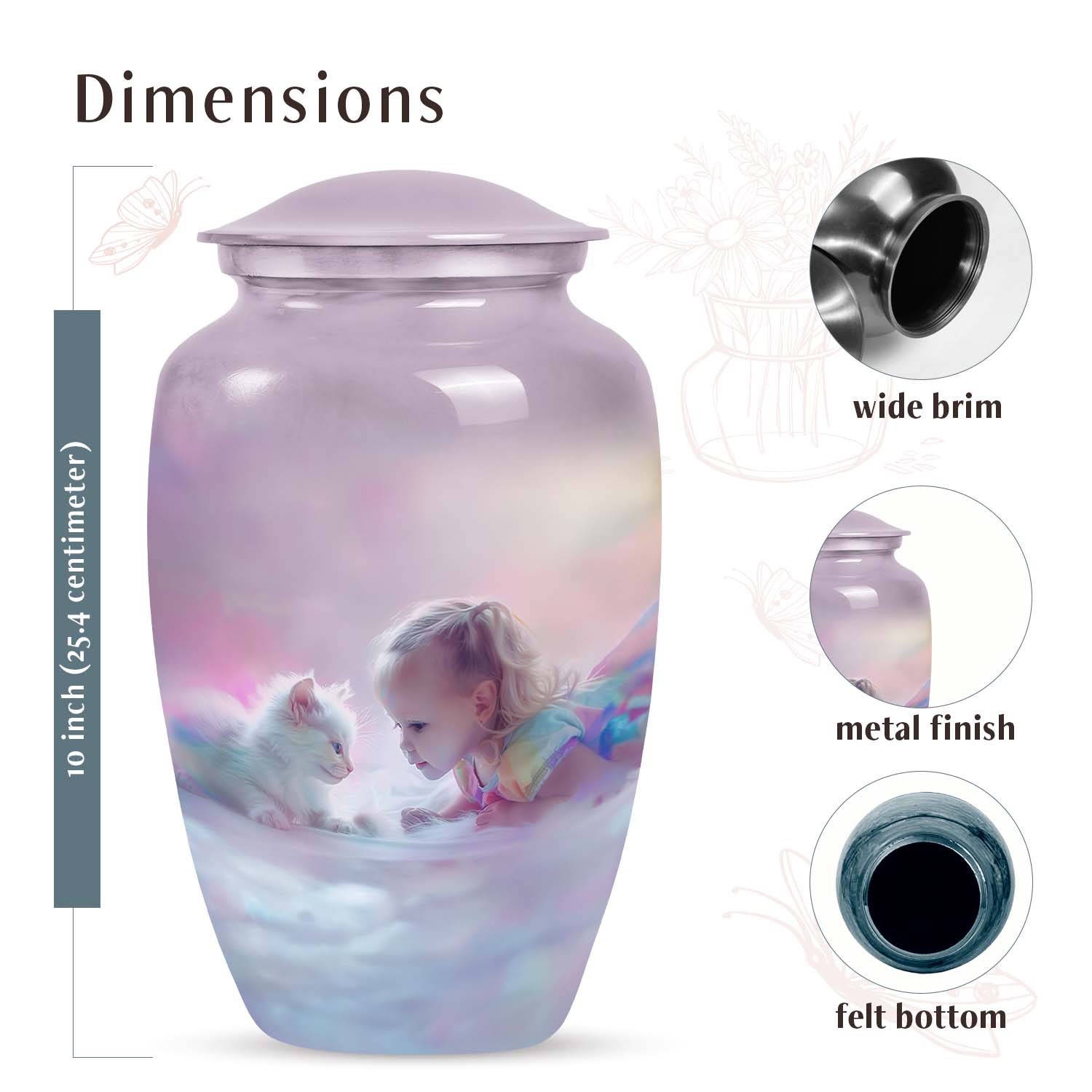 Pet Urn Medium 6 Inch