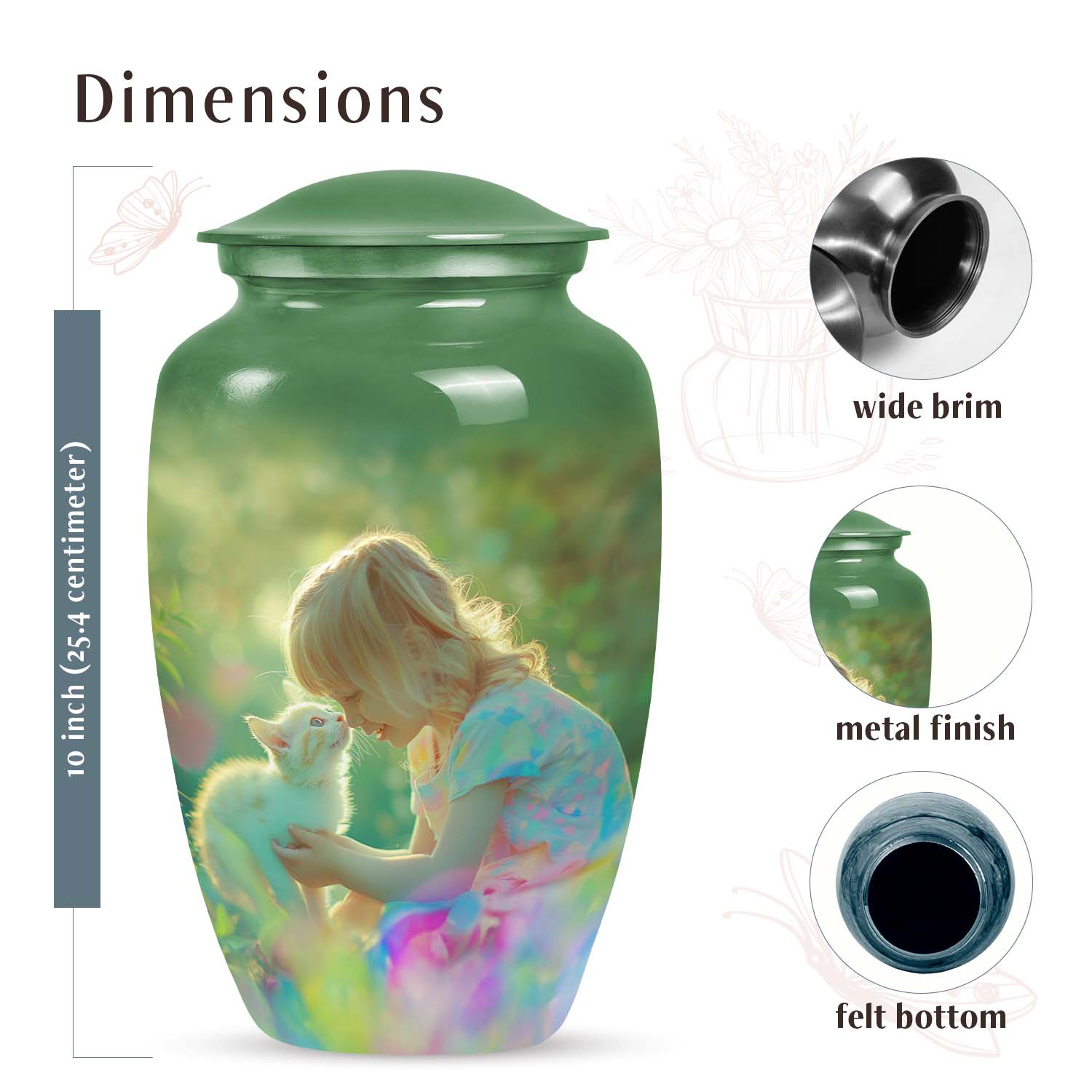 Pet Urn Medium 6 Inch