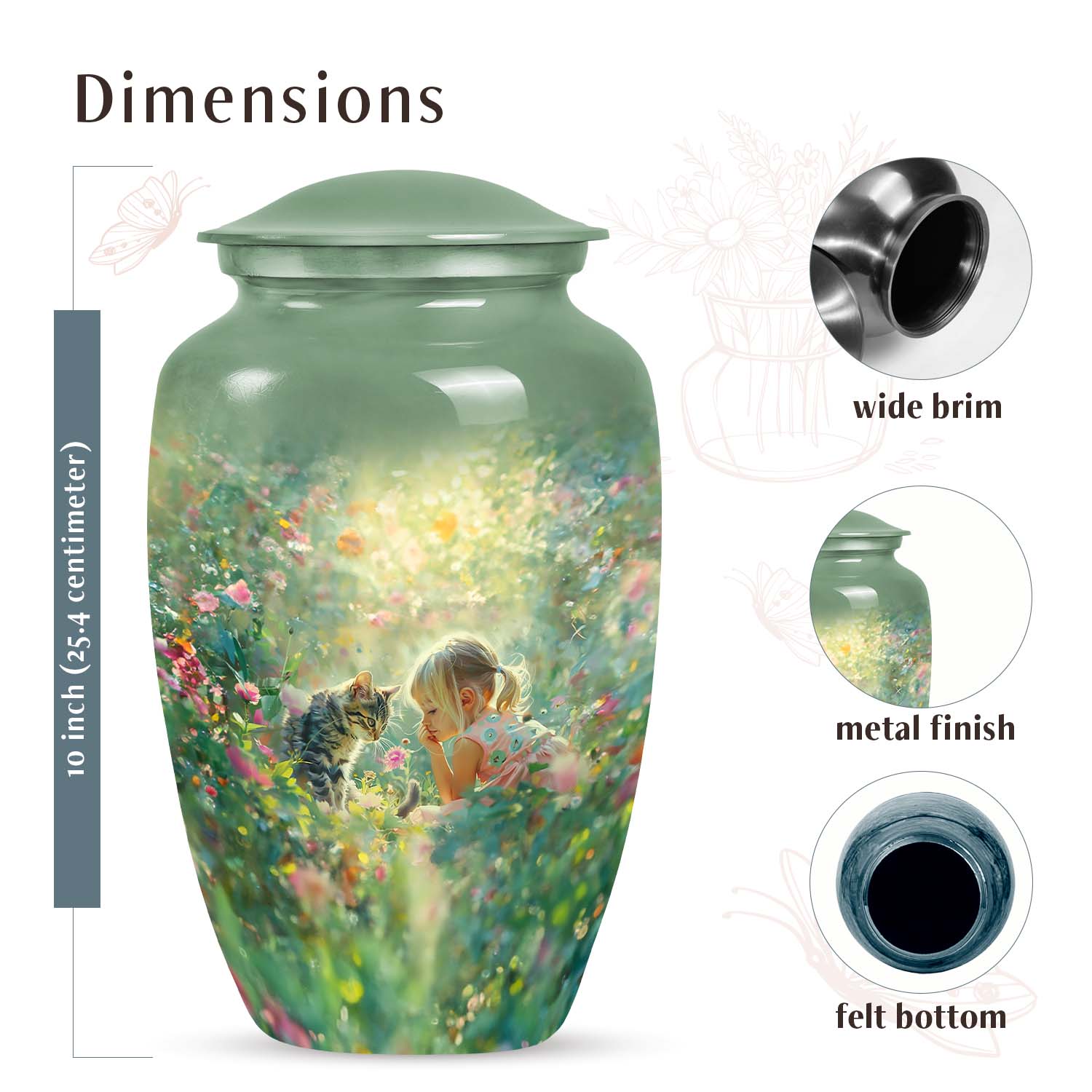 Pet Urn Medium 6 Inch