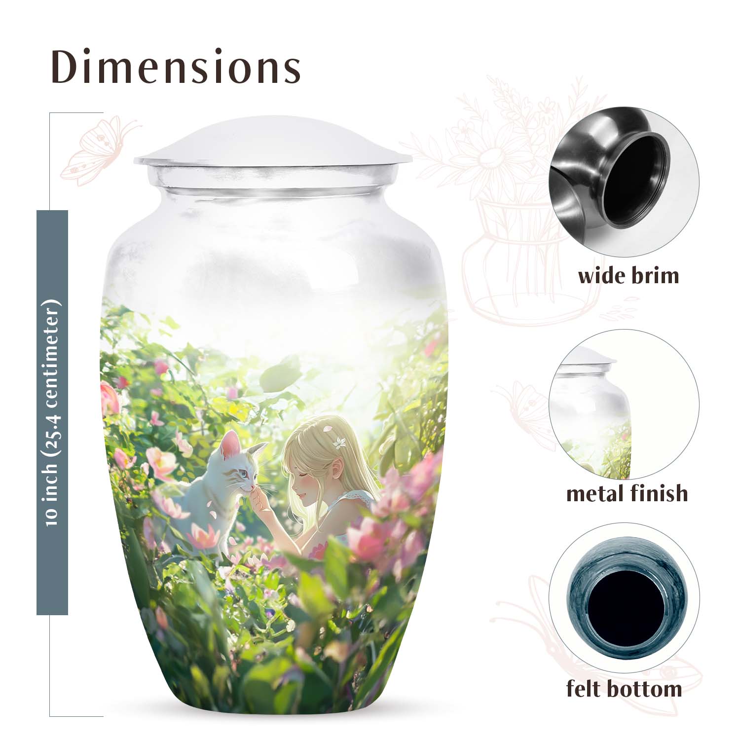 Pet Urn Medium 6 Inch