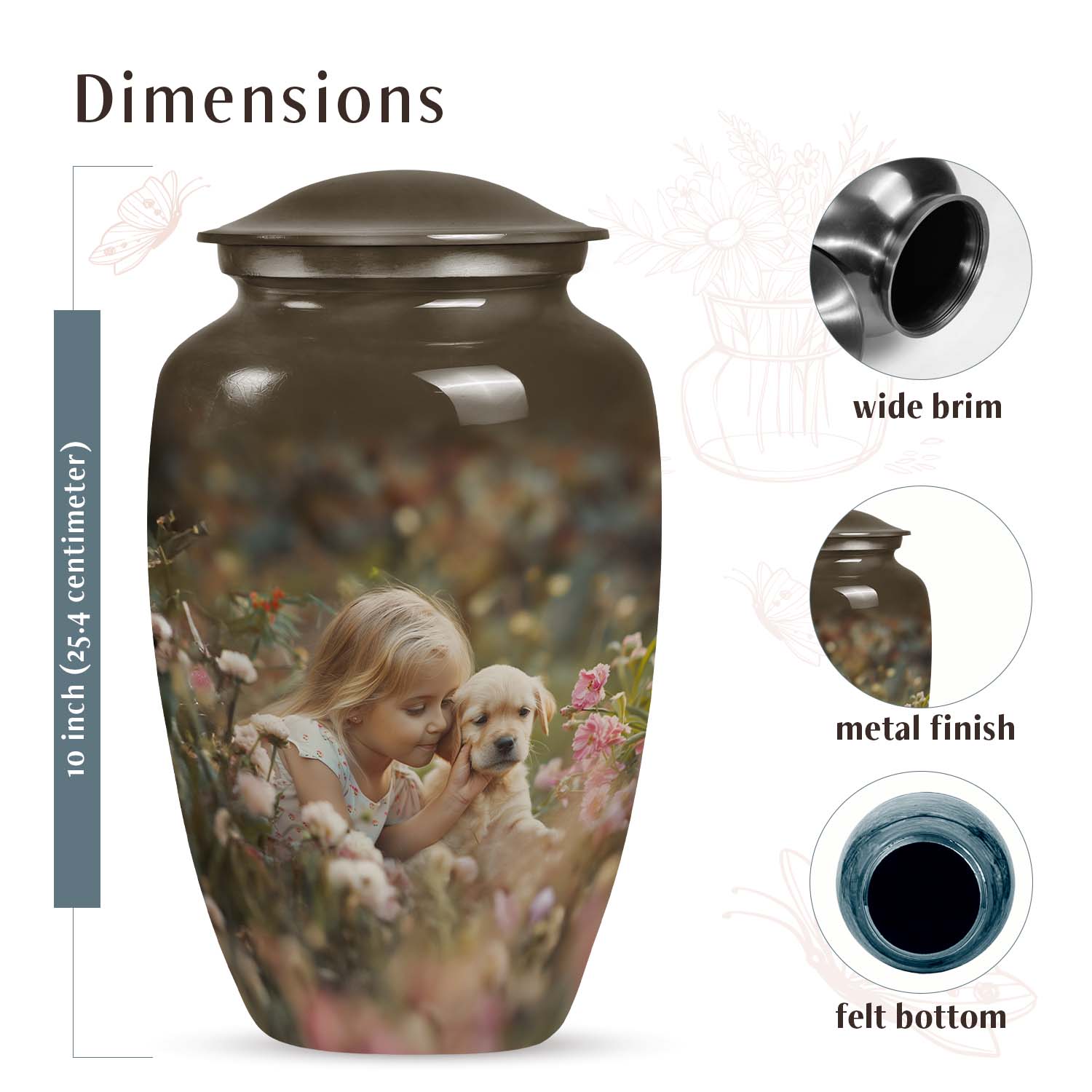 Pet Urn Medium 6 Inch