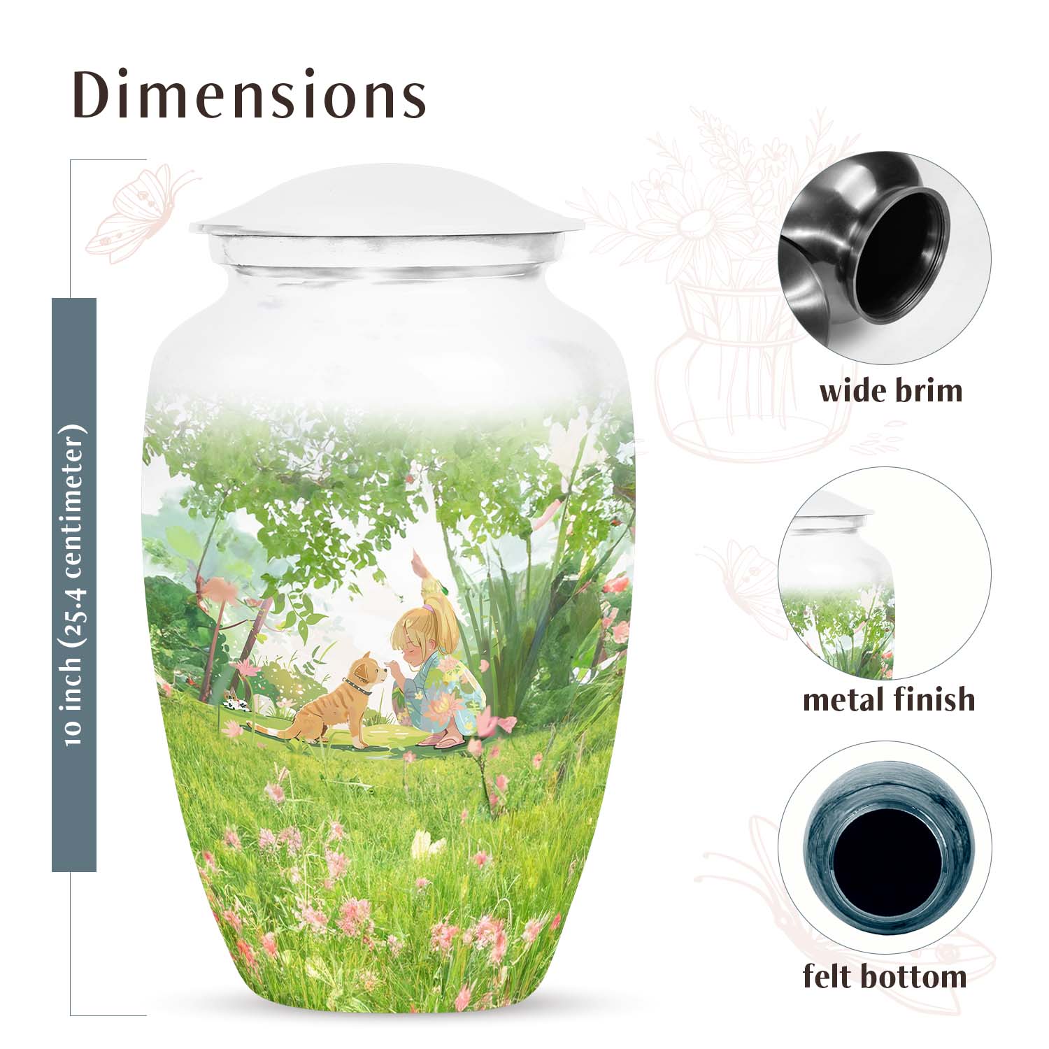 Pet Urn Medium 6 Inch