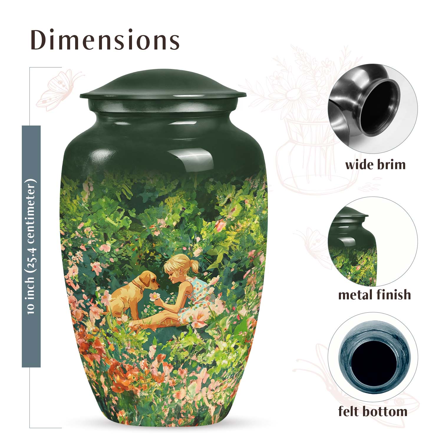 Pet Urn Medium 6 Inch