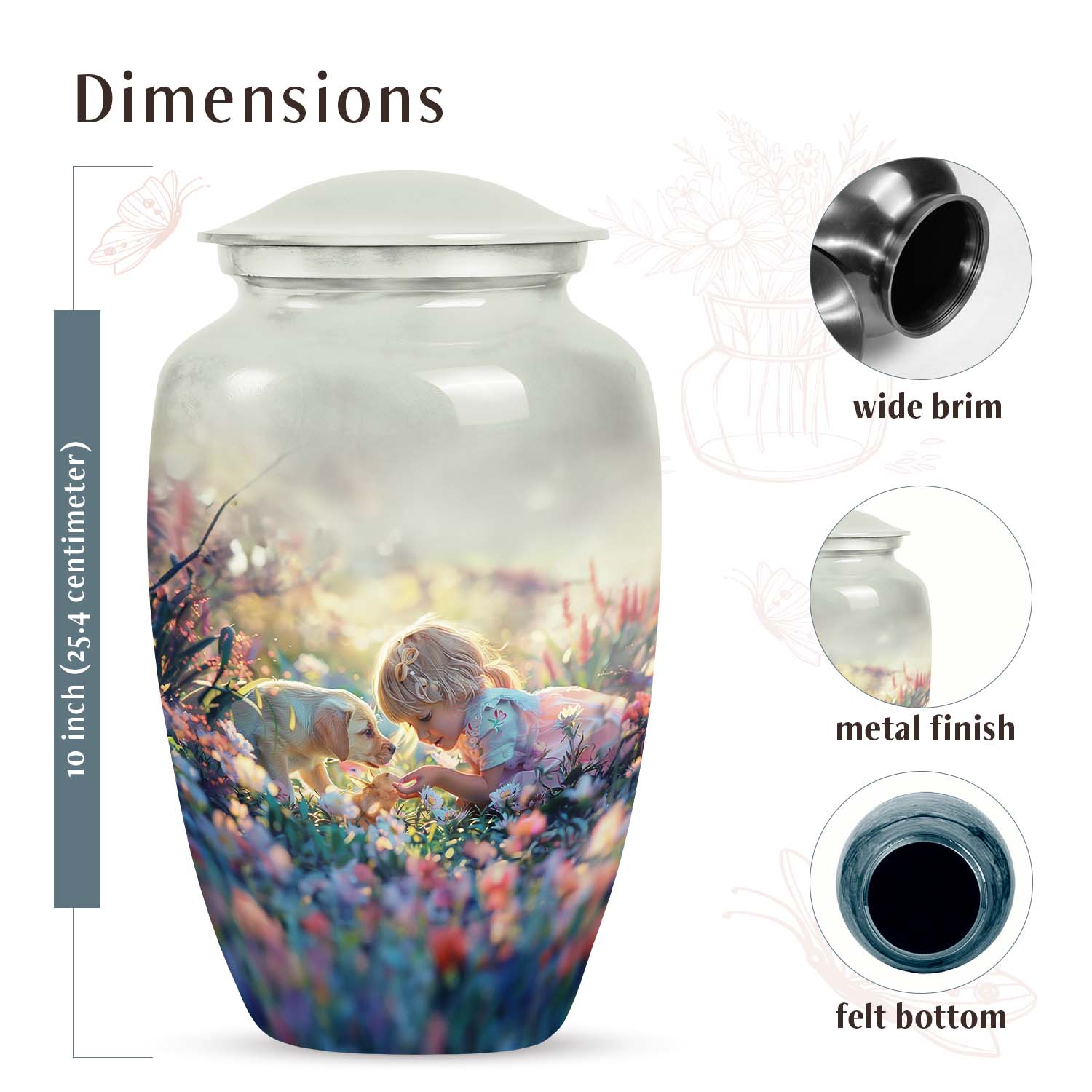 Pet Urn Medium 6 Inch