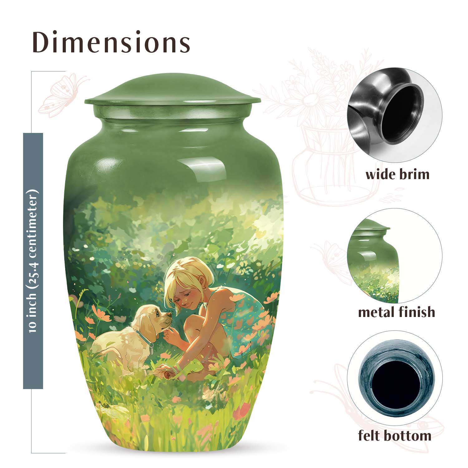 Pet Urn Medium 6 Inch