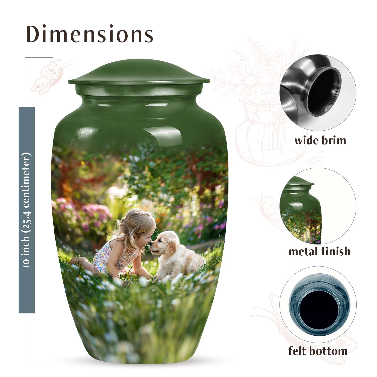 Pet Urn Medium 6 Inch