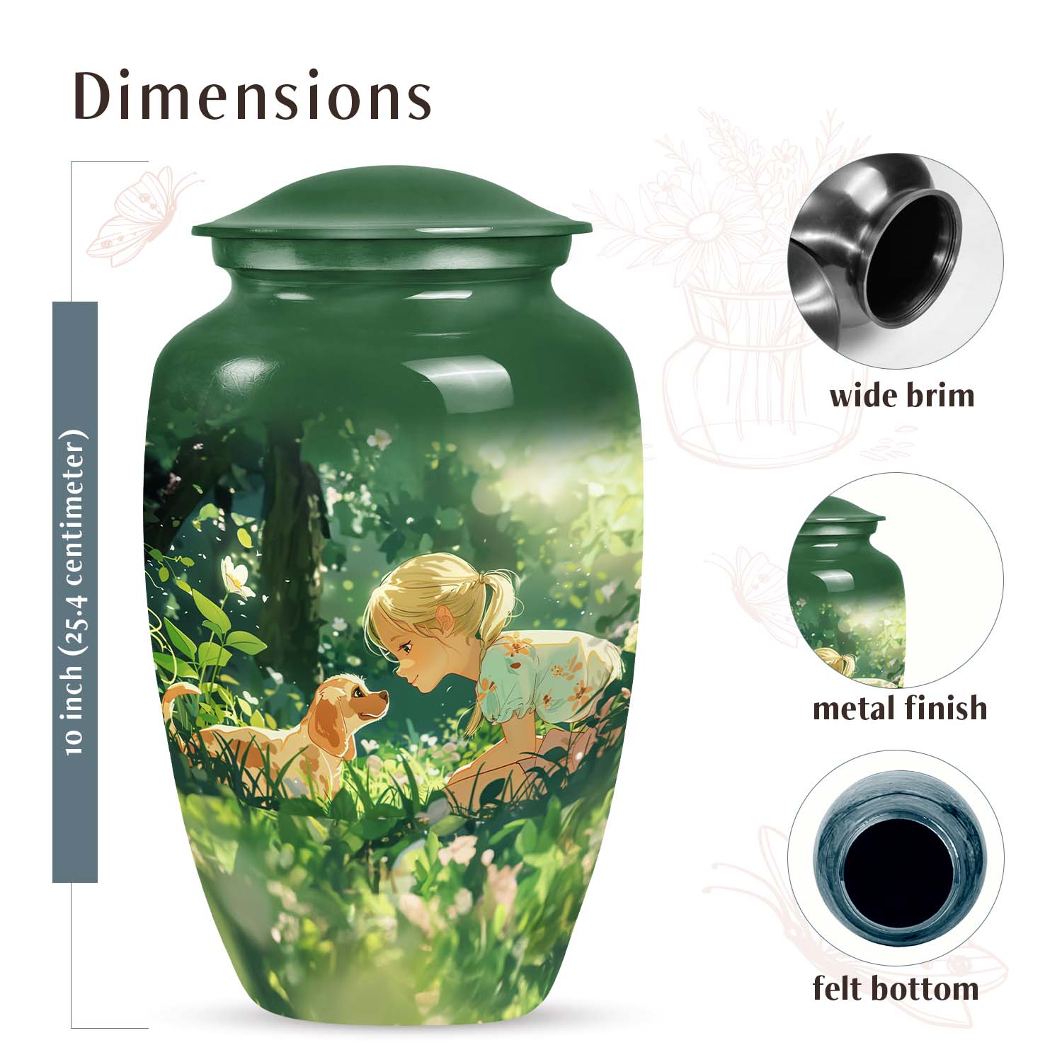 Pet Urn Medium 6 Inch