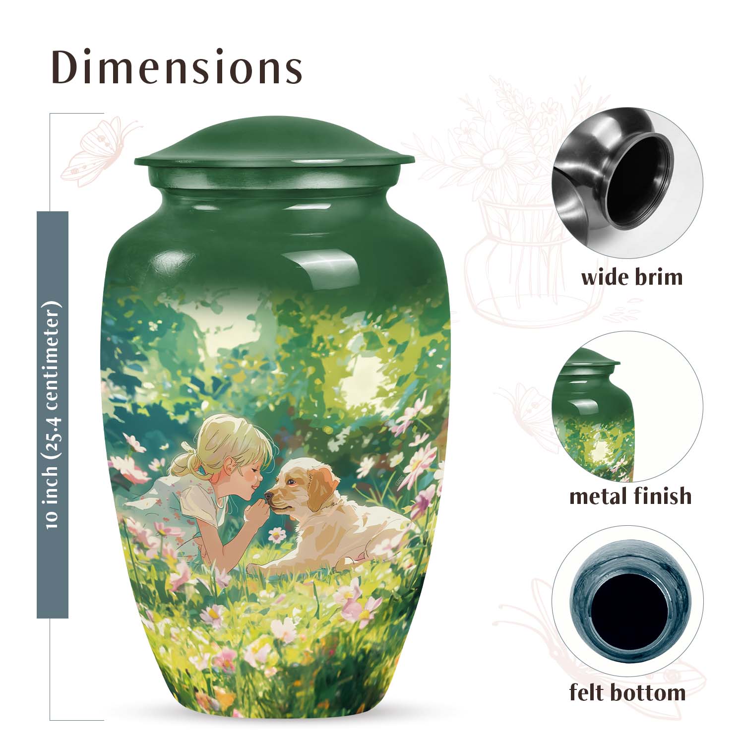 Pet Urn Medium 6 Inch