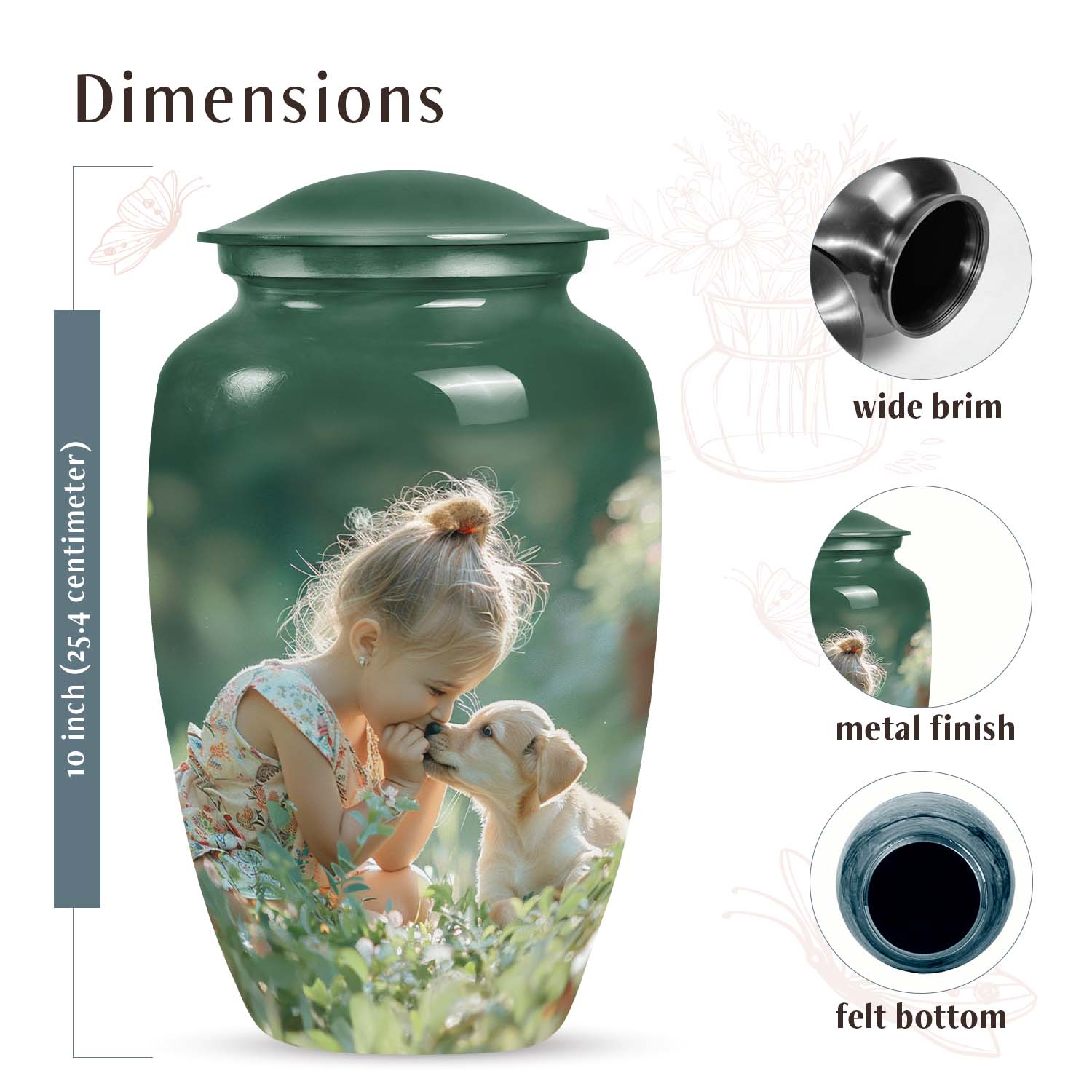 Pet Urn Medium 6 Inch