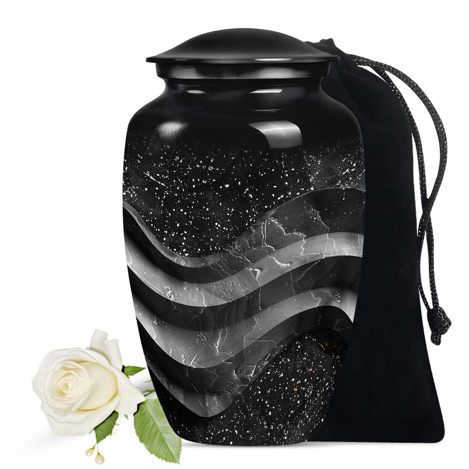 Black Urn Keepsake 3 inch