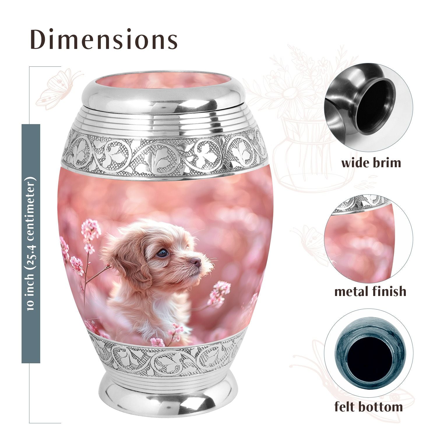 Dog Urn Medium 6 Inch