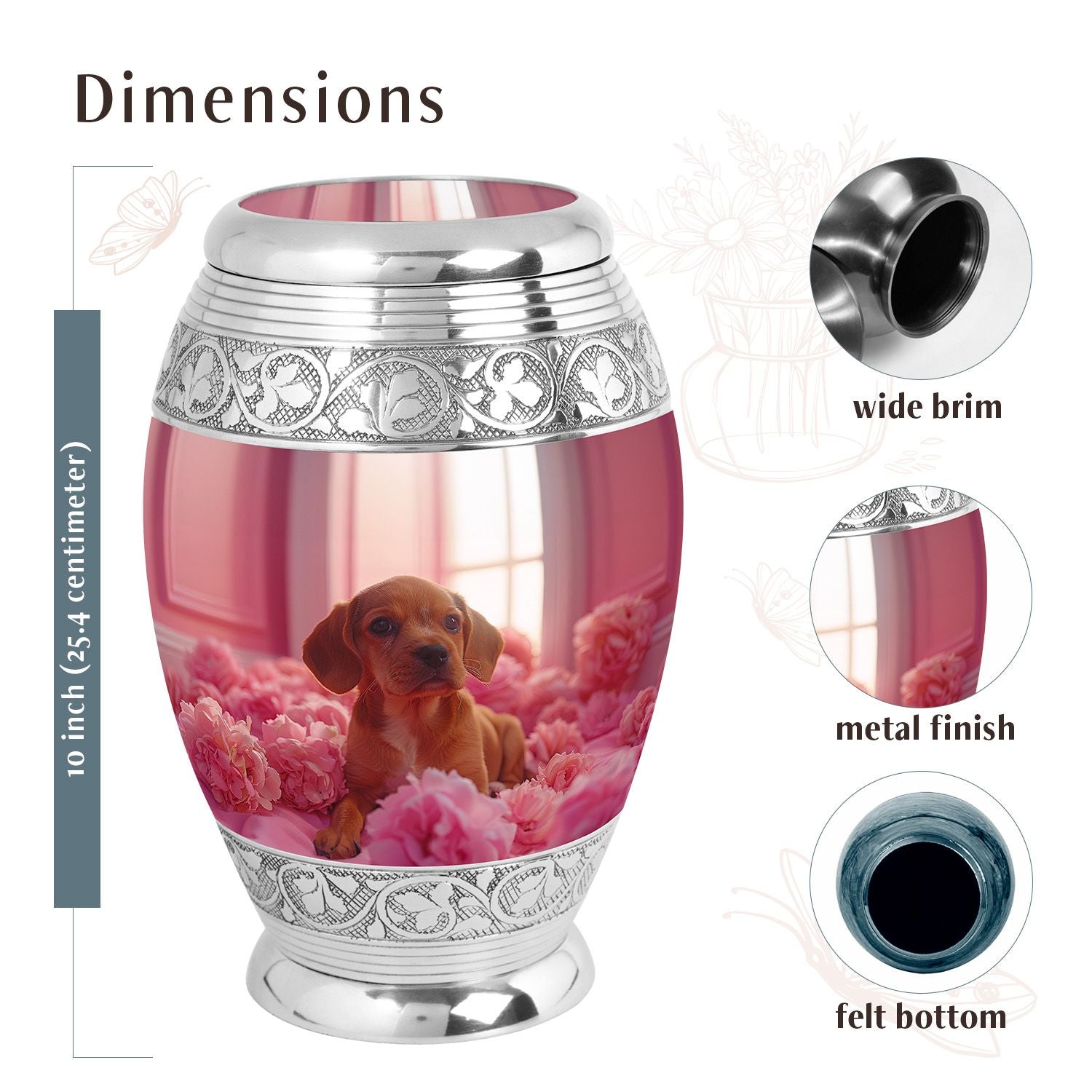 Dog Urn Medium 6 Inch