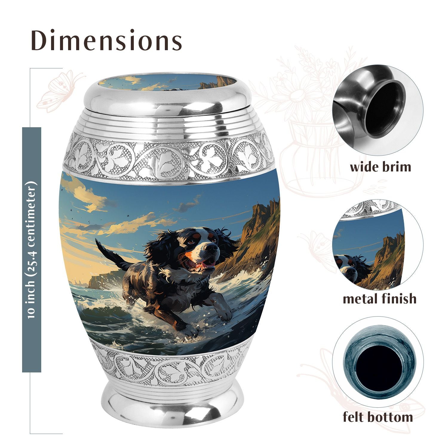 Dog Urn Medium 6 Inch