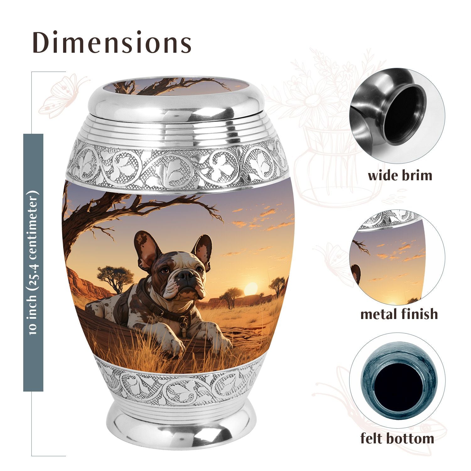 Dog Urn Medium 6 Inch