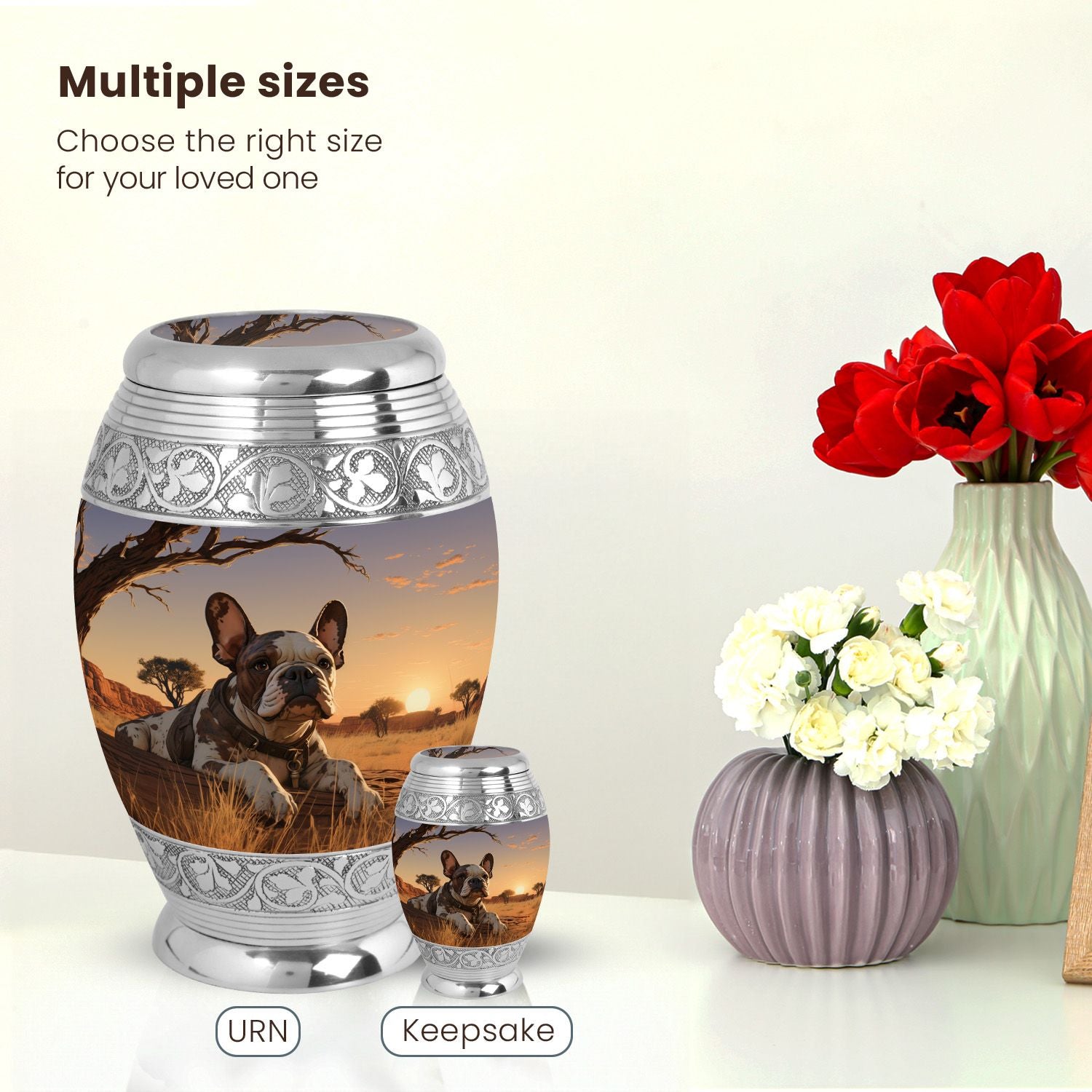 Dog Large Urn 10 Inch