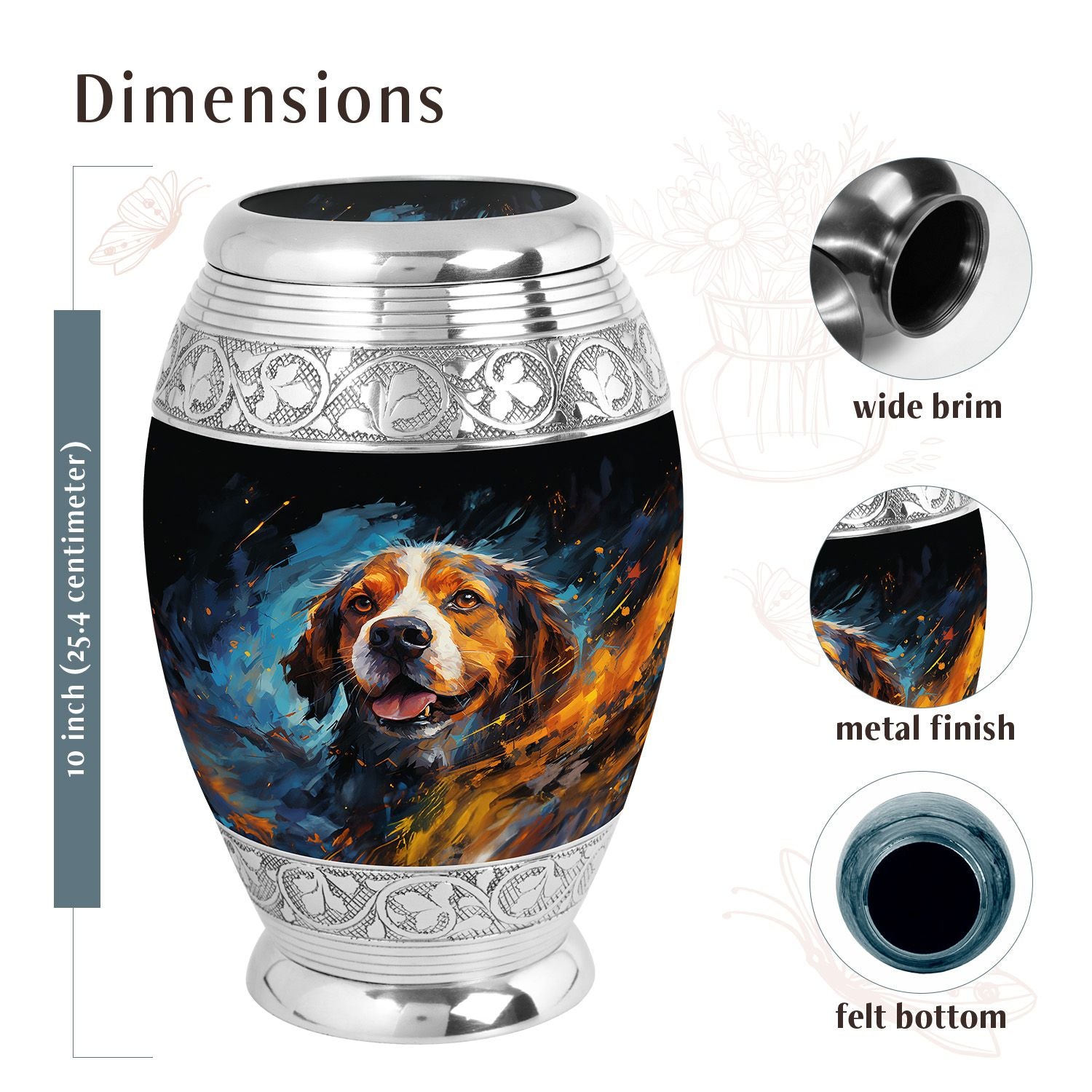 Dog Urn Medium 6 Inch