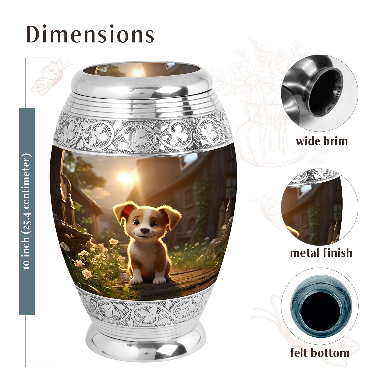 Dog Urn Medium 6 Inch