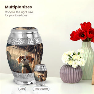 Dog Large Urn 10 Inch