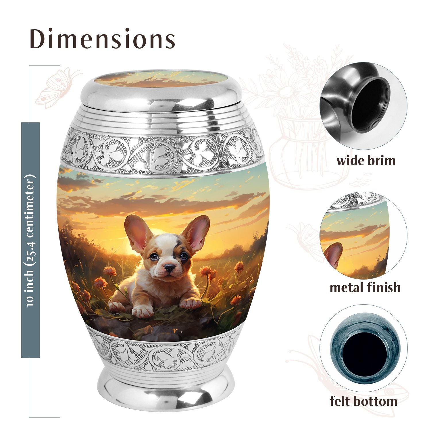Dog Urn Medium 6 Inch