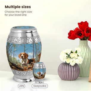 Dog Large Urn 10 Inch