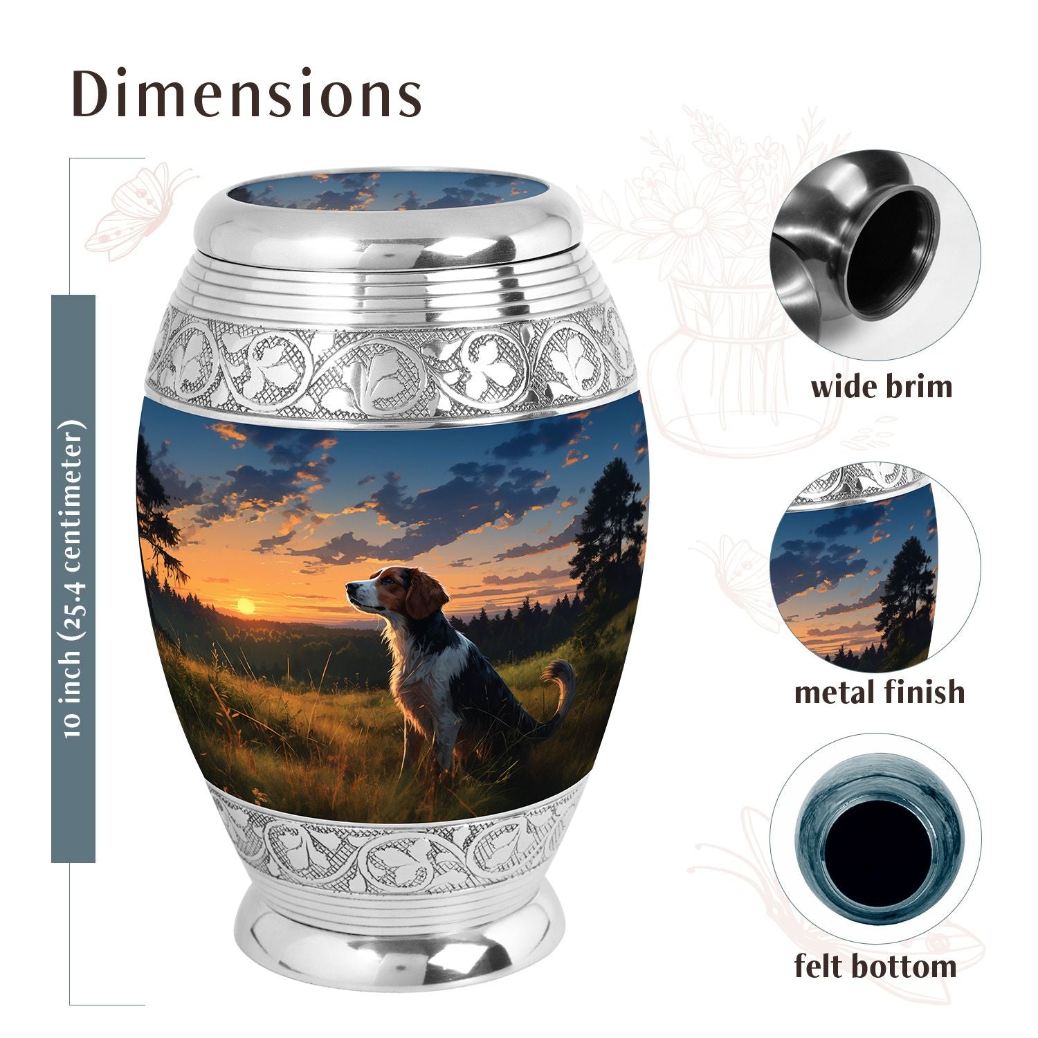 Dog Urn Medium 6 Inch