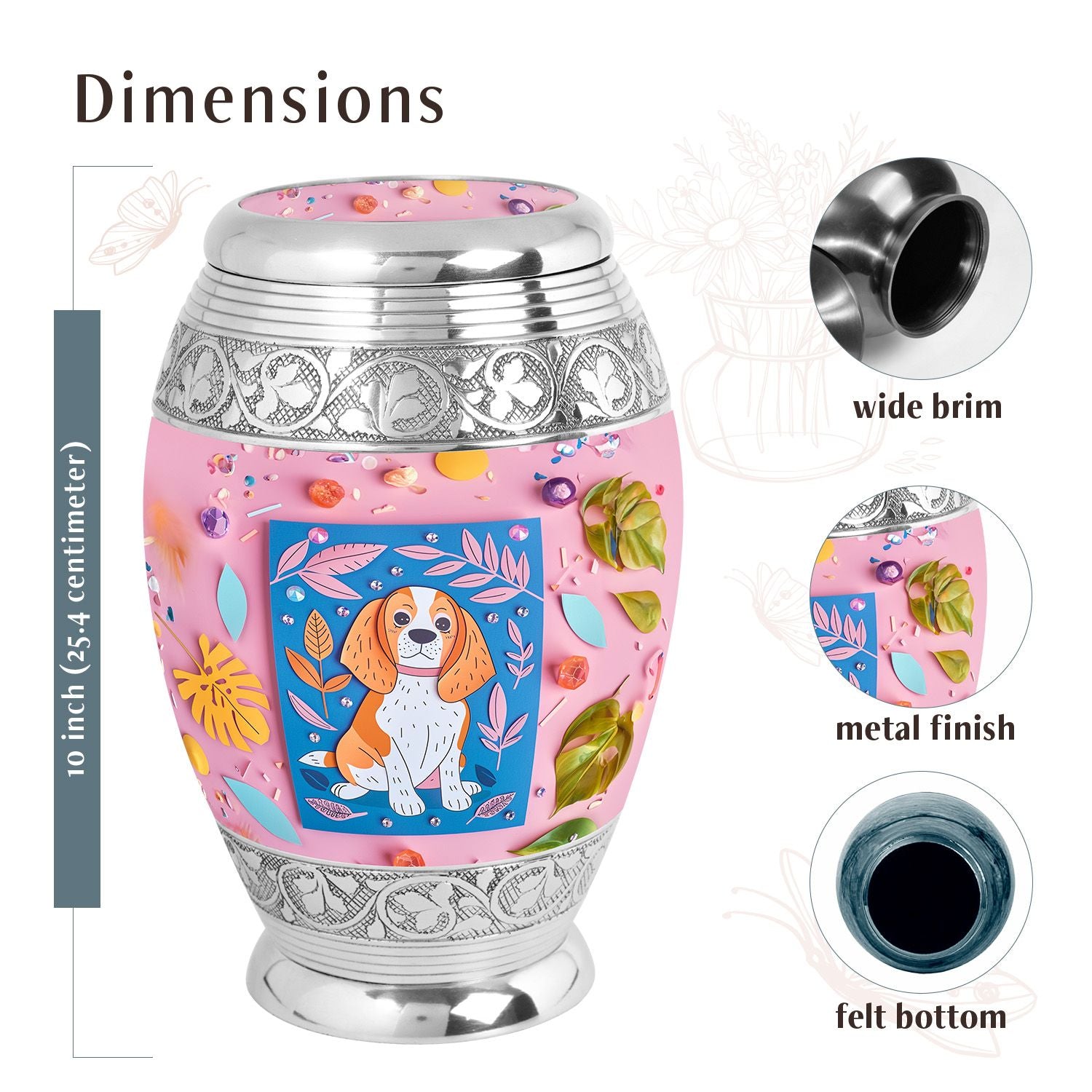 Dog Urn Medium 6 Inch