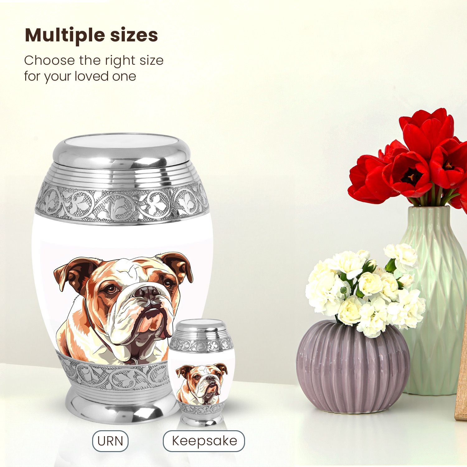 Dog Large Urn 10 Inch