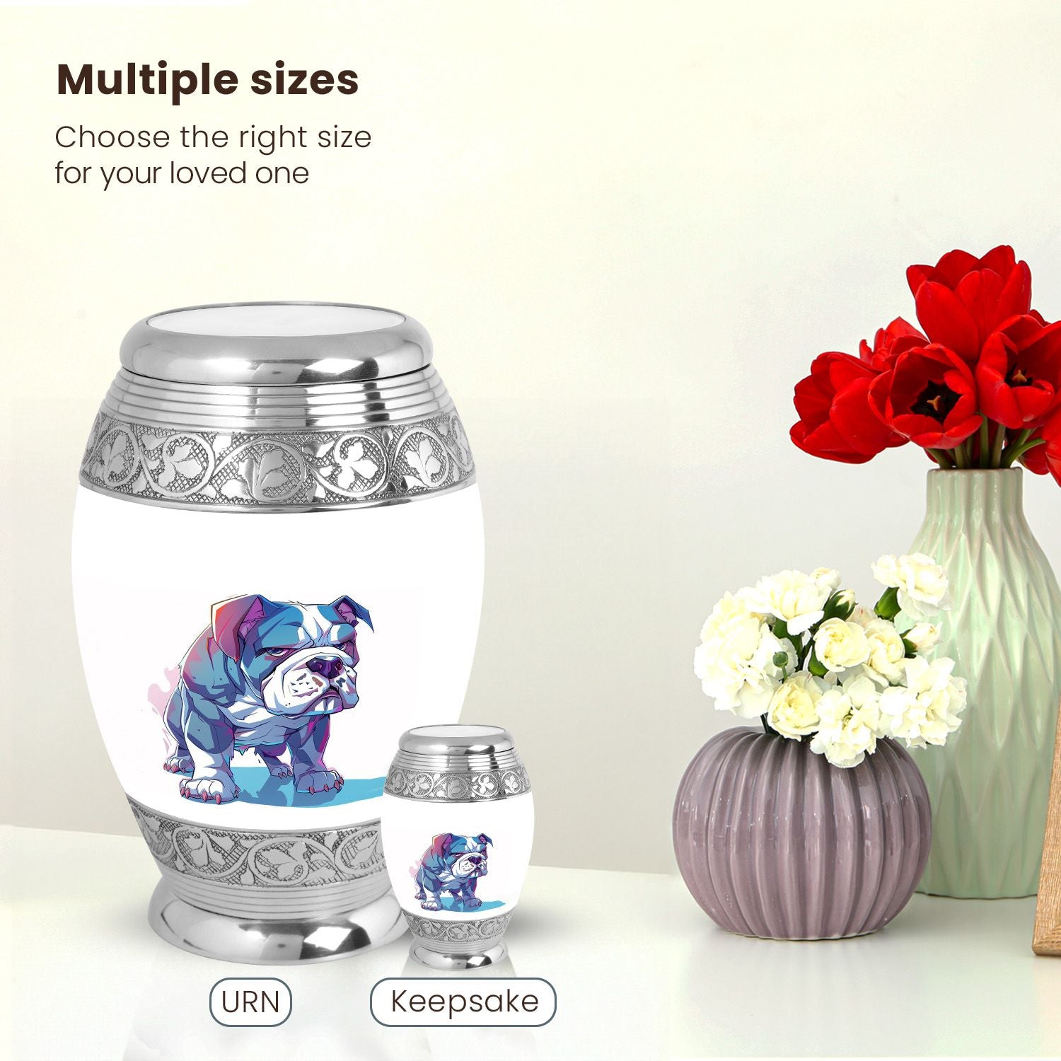 Dog Large Urn 10 Inch